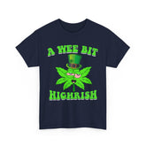A Wee Bit Highrish St Patrick's Day Weed Marijuana Funny T-Shirt